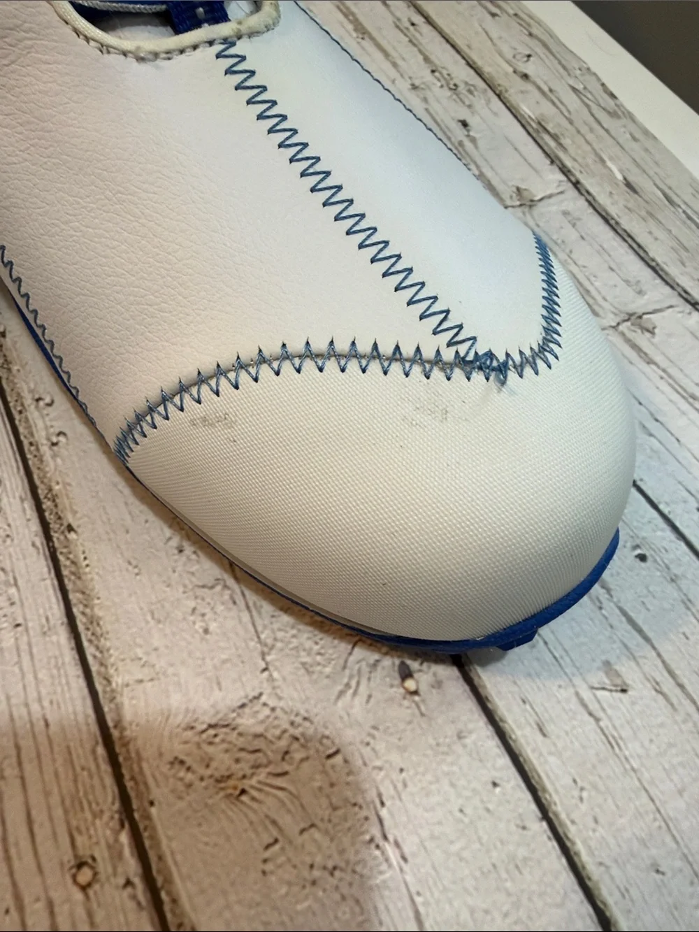 FootJoy White and Blue Men’s Athletic Golf Shoe Sz 15